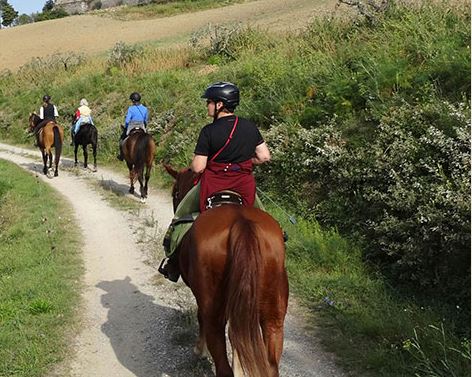 Horseback riding in Italy